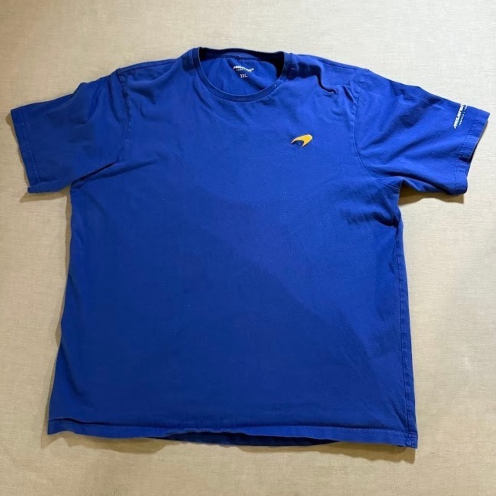 McLaren‎ Formula 1 Team T Shirt Mens Size 3XL Blue Short Sleeve Logo